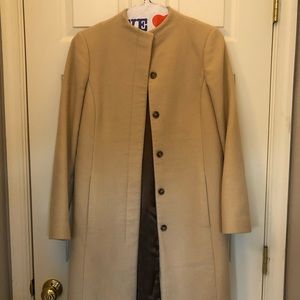 JCrew long wool coat size 4